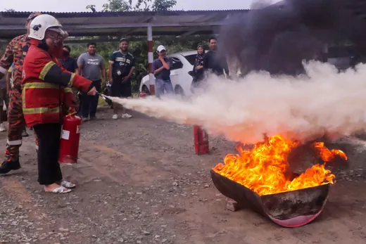 A fire drill with the Fire and Rescue Department, 2026